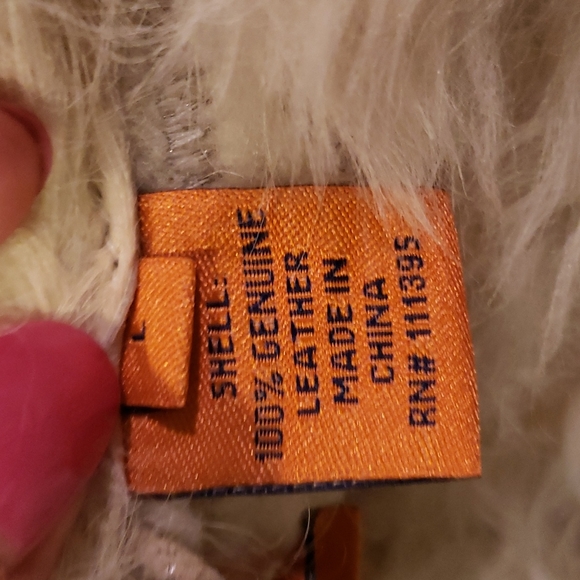 Tory Burch metallic embroidered leather vest - Picture 2 of 5